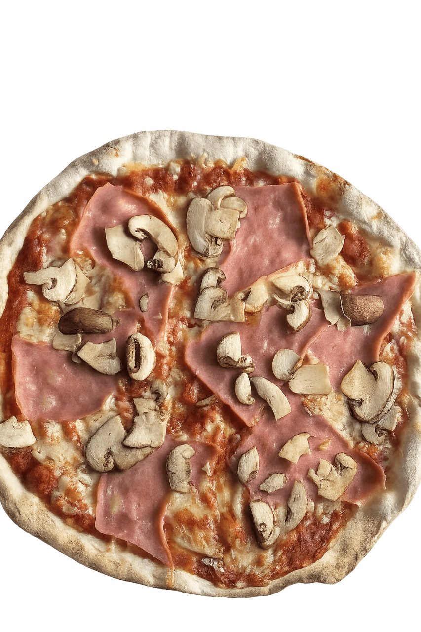 Pizzaburger Prosciutto E Funghi